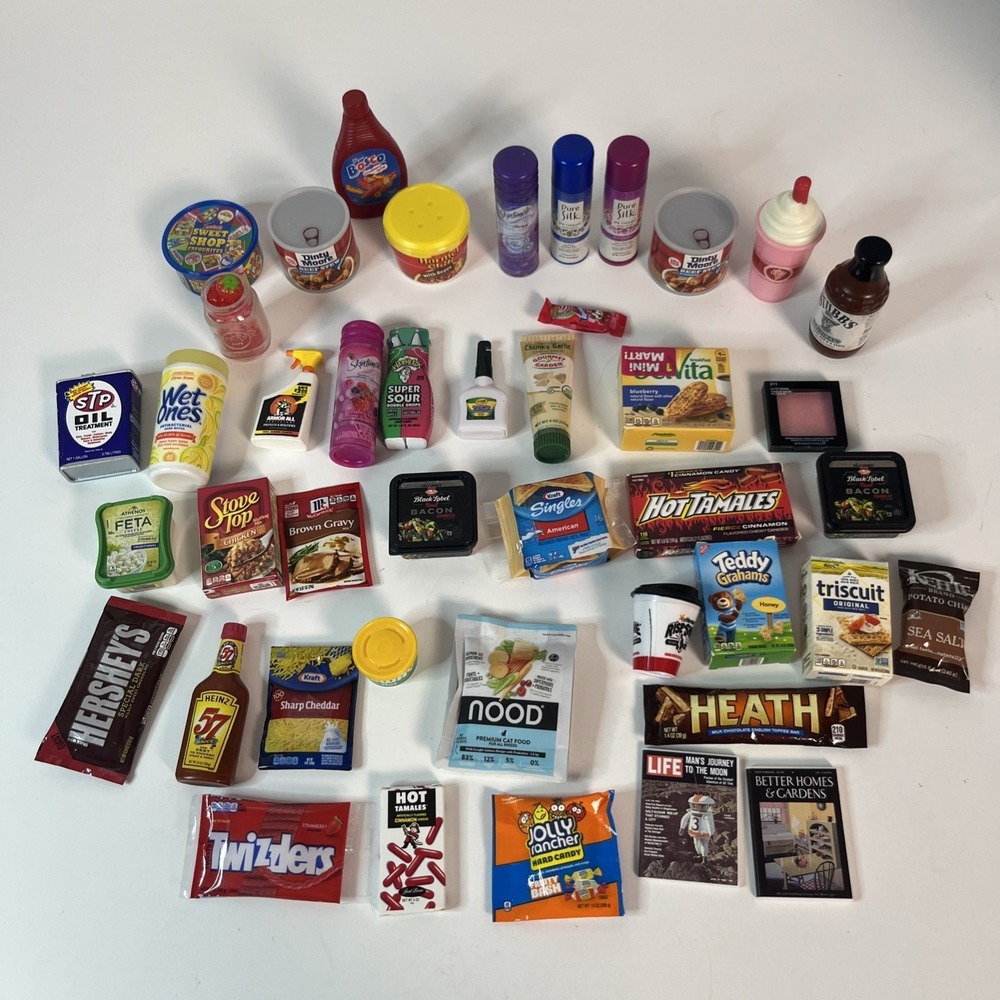 Mini Brands 43 pc Mixed Lot Mix Series Great for Mini Collectors & Doll Houses